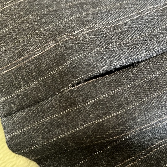 🖤SOLD🖤 Dolce & Gabbana DRESS STRETCH PINSTRIPE BUILTIN CORSET size 40 US 4 - Picture 16 of 16